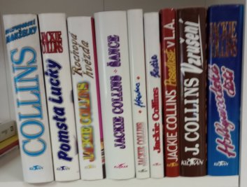 9x Jackie Collins /konvolut/