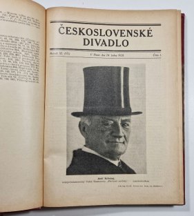 Československé divadlo č. 1-20 /1928, roč. XI.
