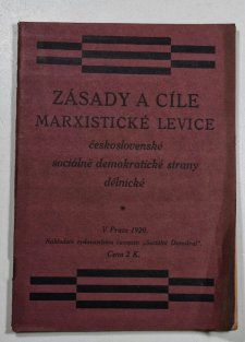 Zásady a cíle marxistické levice