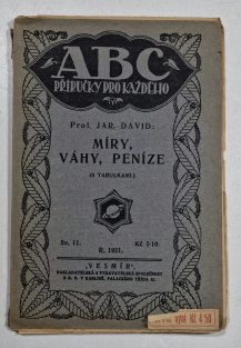 Míry, váhy peníze