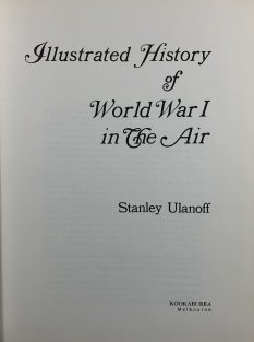 Illustrated History of World War I. in The Air