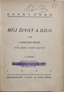 Můj život a dílo I.-III.