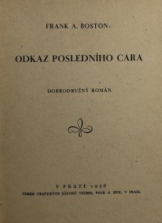 Odkaz posledního cara