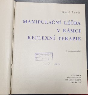 Manipulační léčba v rámci reflexní terapie