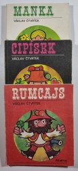 3x Václav Čtvrtek - Rumcajs / Cipísek / Manka  - 