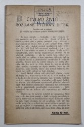 Čtvero živlů rozumné výchovy dítek - 