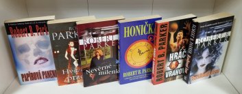 6x Robert B. Parker (brož) - Rodinná čest / Hráči a vrahové / Honička / Nevěrné milenky / Hvězdný prach / Papírová panenka