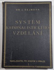 Systém kriminalistického vzdělání - 