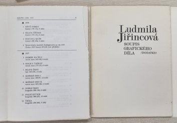 Ludmila Jiřincová soupis grafického díla