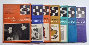 Socialistické soudnictví (konvolut 7 čísel )