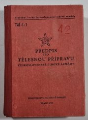 Předpis pro tělesnou přípravu Československé lidové armády - 