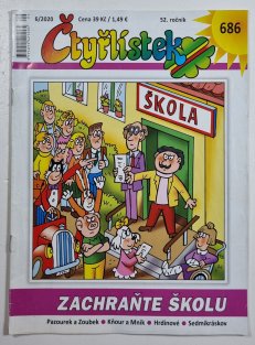 Čtyřlístek #686: Zachraňte školu