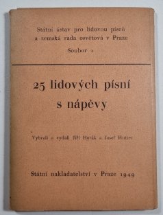 25 lidových písní s nápěvy