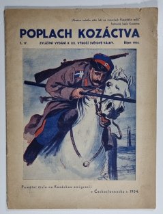 Poplach kozáctva č. 17, zvláštní vydání k XX. výročí světové války, Říjen 1934