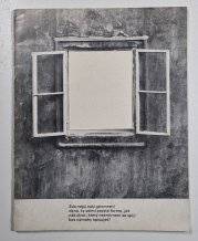 Motiv okna v díle deseti současných českých výtvarných umělců (Fára, jetelová, Klimeš, Kmentová, Nešleha, Sozanský, Svoboda, Svobodová, Šimotová, Veselý) - Katatog k výstavě
