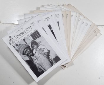 Tibetské listy (konvolut 17 čísel)