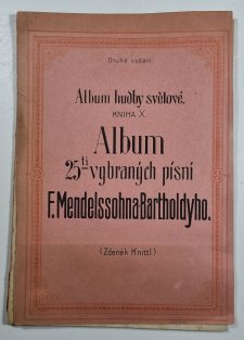Album 25ti vybraných písní F. Mendelssohna-Bartholdyho