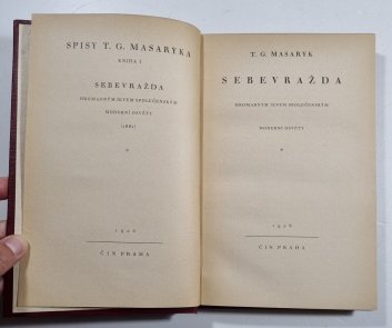 Sebevražda hromadným jevem společenským moderní osvěty