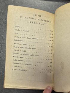 Kalendář Sakura čs. kreslířů 1926-1927, ročník IV.
