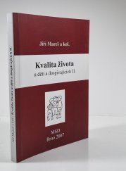 Kvalita života u dětí a dospívajících II. - 