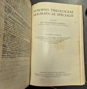 Synopsis theologieae dogmaticae specialis I.+II.