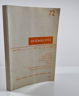 Svědectví 72/1984 ( ročník XVIII)