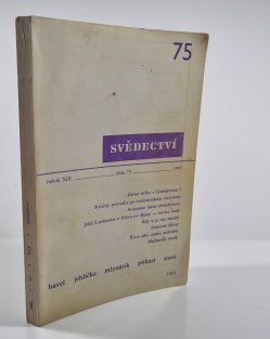 Svědectví 75/1985 (ročník XIX)