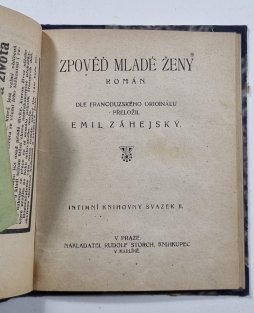 Hříchy posledních Habsburků / Zpověď mladé ženy