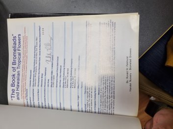 The Book of Bromeliads an Hawaiian Tropical Flowers