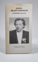 Dopisy Milady Horákové z pankrácké cely smrti 24.-27.6. 1950 - 