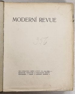 Moderní revue 1911 