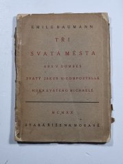 Tři svatá města (Ars v Dombes, Svatý Jakub v Compostelle, Hora svatého Michaela) - 