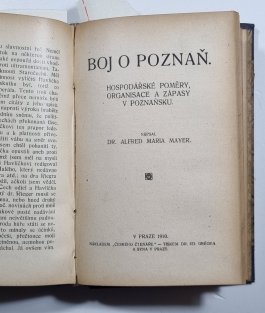 Denník I. (MUDr. Eduard Grégr) / Boj o Poznaň / Německo, Rusko a otázka Polská