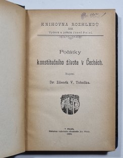 Počátky konstitučního života v Čechách