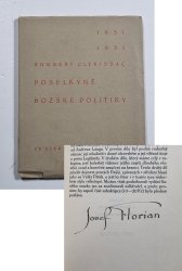 Poselkyně božské politiky - 