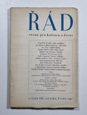 Řád - revue pro kulturu a život č.2/1941, VII. ročník - 