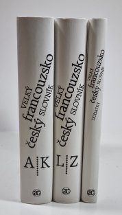 Velký francouzsko-český slovník A-K+L-Z + dodatky (3 svazky)