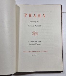 Praha ve fotografii Karla Plicky