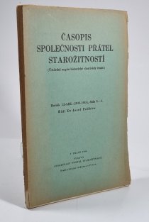 Časopis Společnosti přátel starožitností č. 3.-4. (1943-1945)