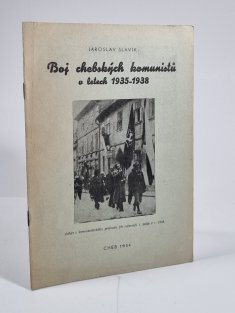 Boj chebských komunisté v letech 1935-1938
