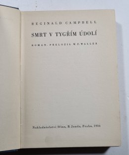 Smrt v Tygřím údolí