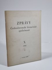 Zprávy Československé historické společnosti X/1968/1 - 