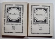 Miscellanea (7/1 + 7/2) 1990  - 