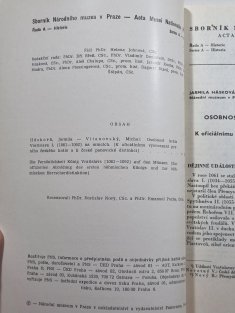 Sborník Národního muzea v Praze - Acta Musei Nationalis Pragae, Řada A - Historie, sv. XXXVIII (1984), č. 4
