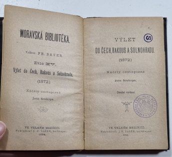 Výlet do Čech, Rakous a Solnohradu (1872)