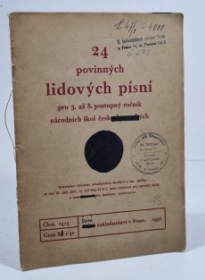 24 povinných lidových písní