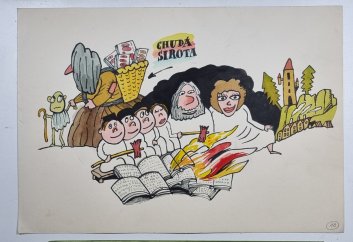 Originál ilustrace - Petr Poš  č. 10