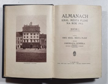 Almanach král. města Plzně na rok 1913 - ročník I.