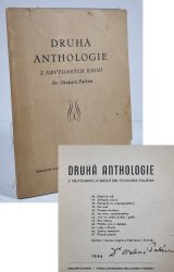 Druhá anthologie - z nevydaných básní - 