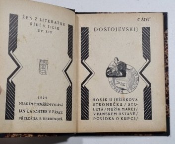 Hošík u Ježíškovy stromečku / Stoletá / Mužík Marej / V panském ústavě / Povídka o kupci + Běžin luh / Křepelka / Rozhovor/ Almužna
